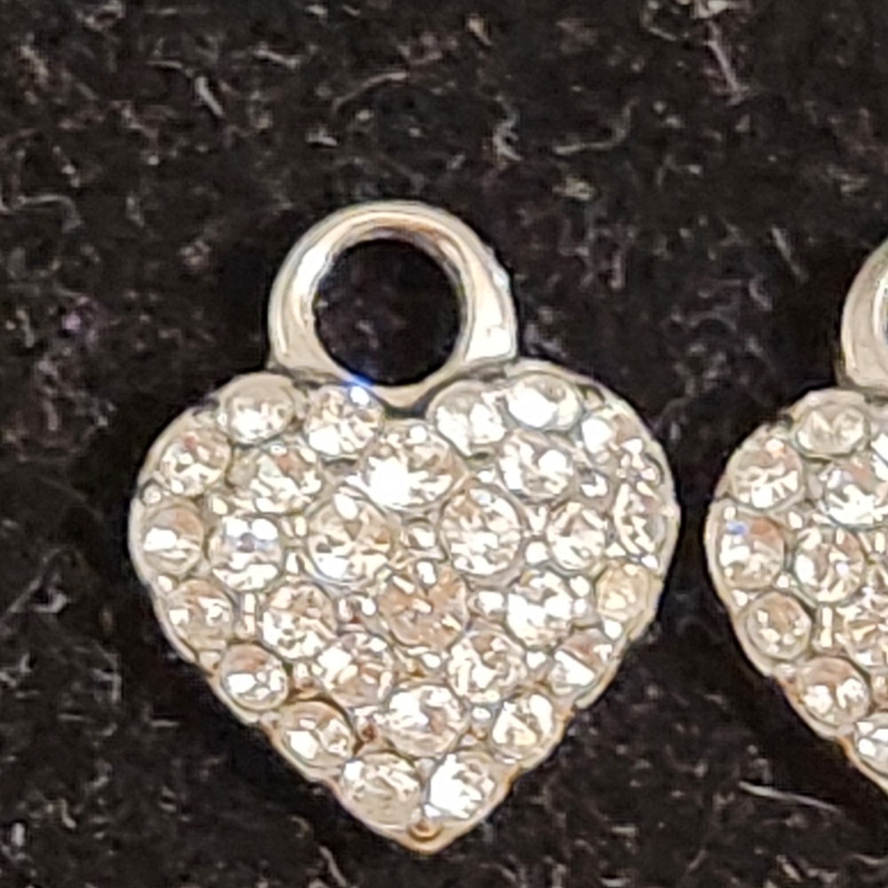 Michael Kors Silver Heart Pendant Charms - Picture 2 of 6